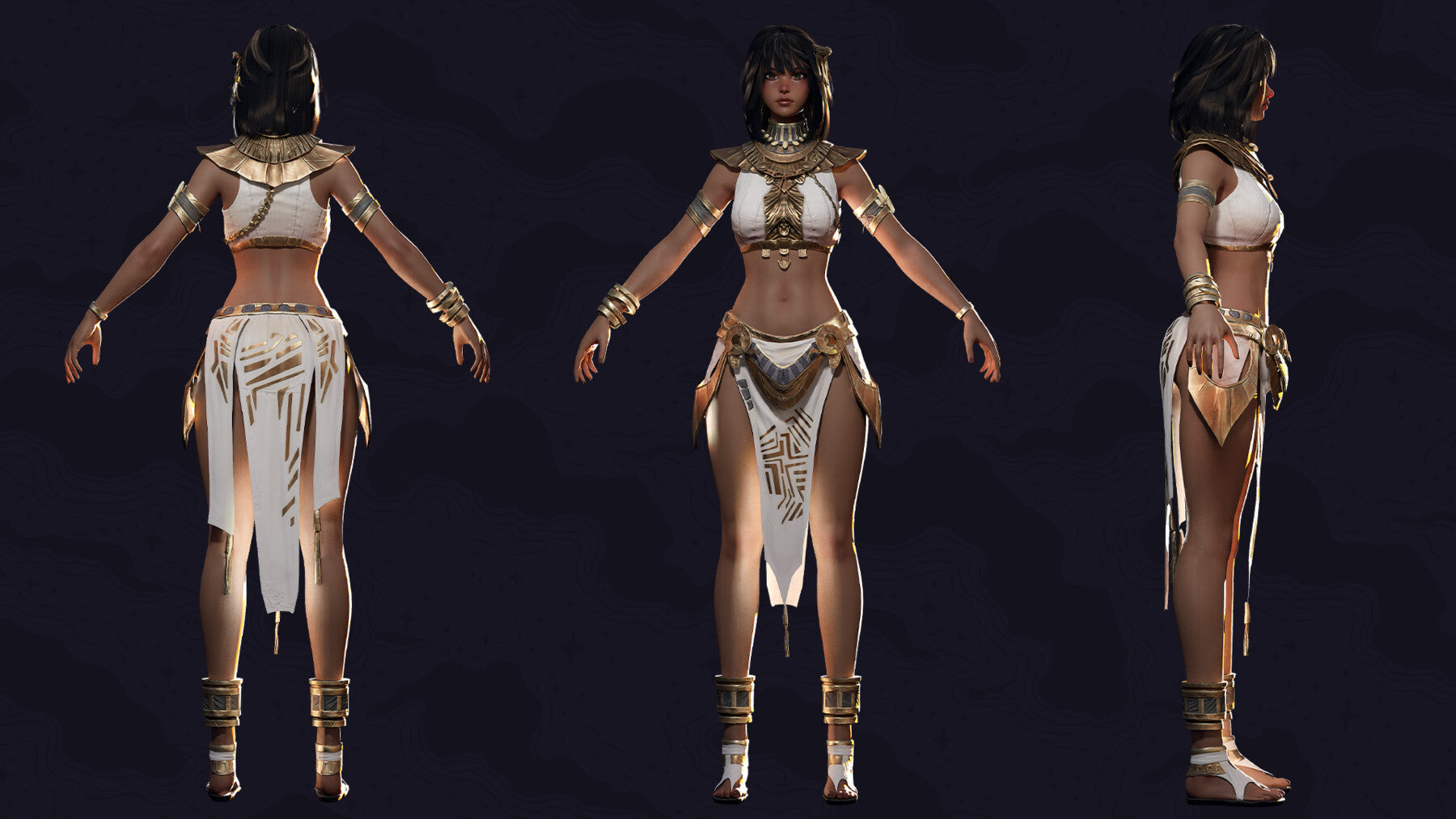 Ancient Girl Zariya - Game Ready