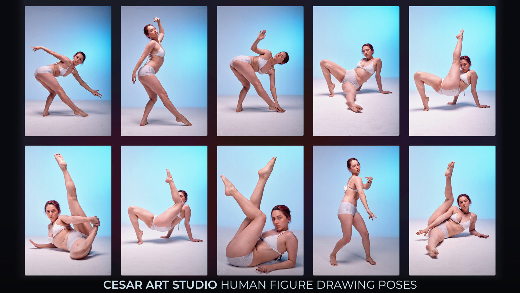 300+ Female Figure Poses - Anne's Expressive Dance vol.2