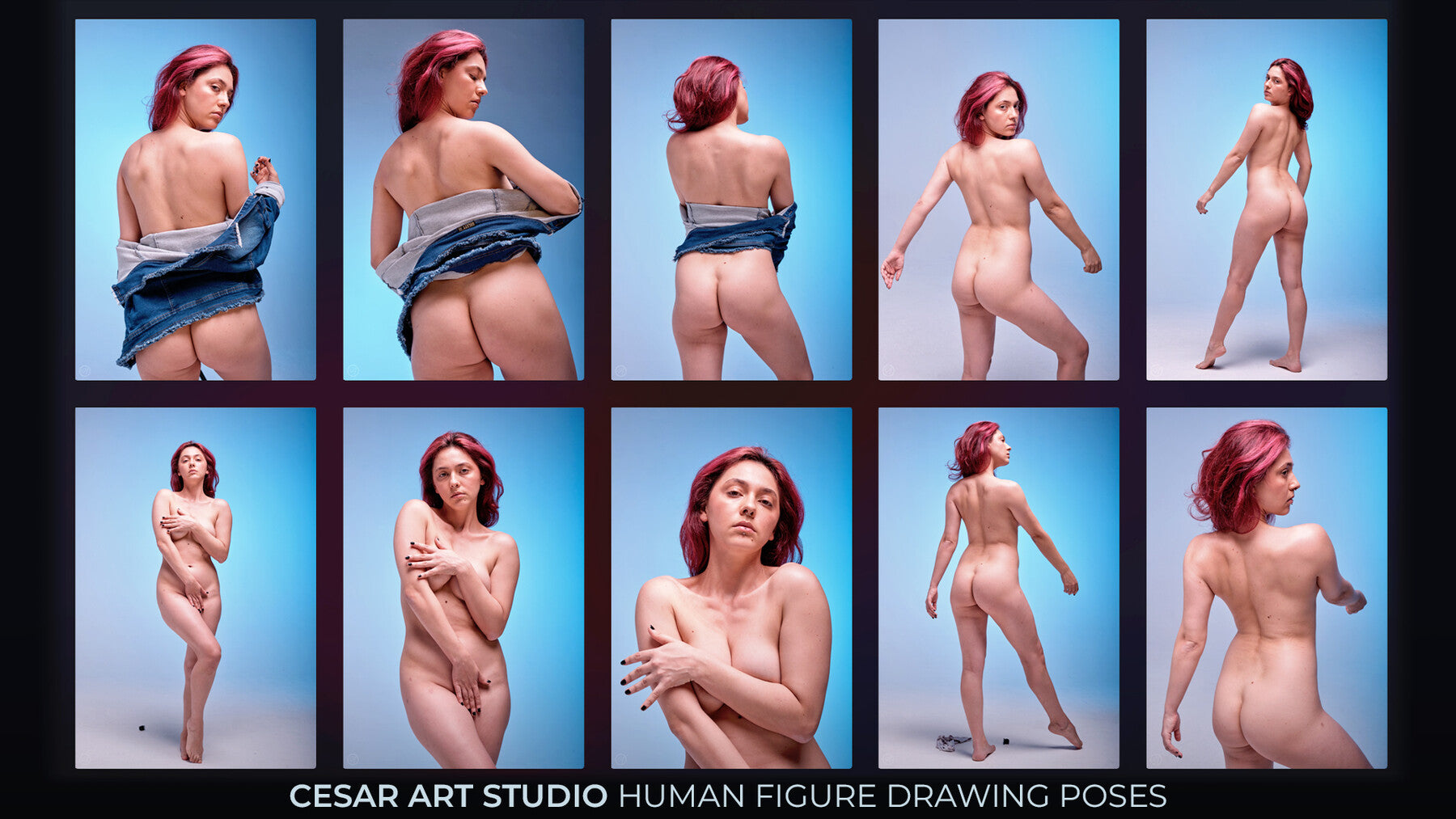 300+ Female Figure Poses - Anne's Expressive Dance vol.2