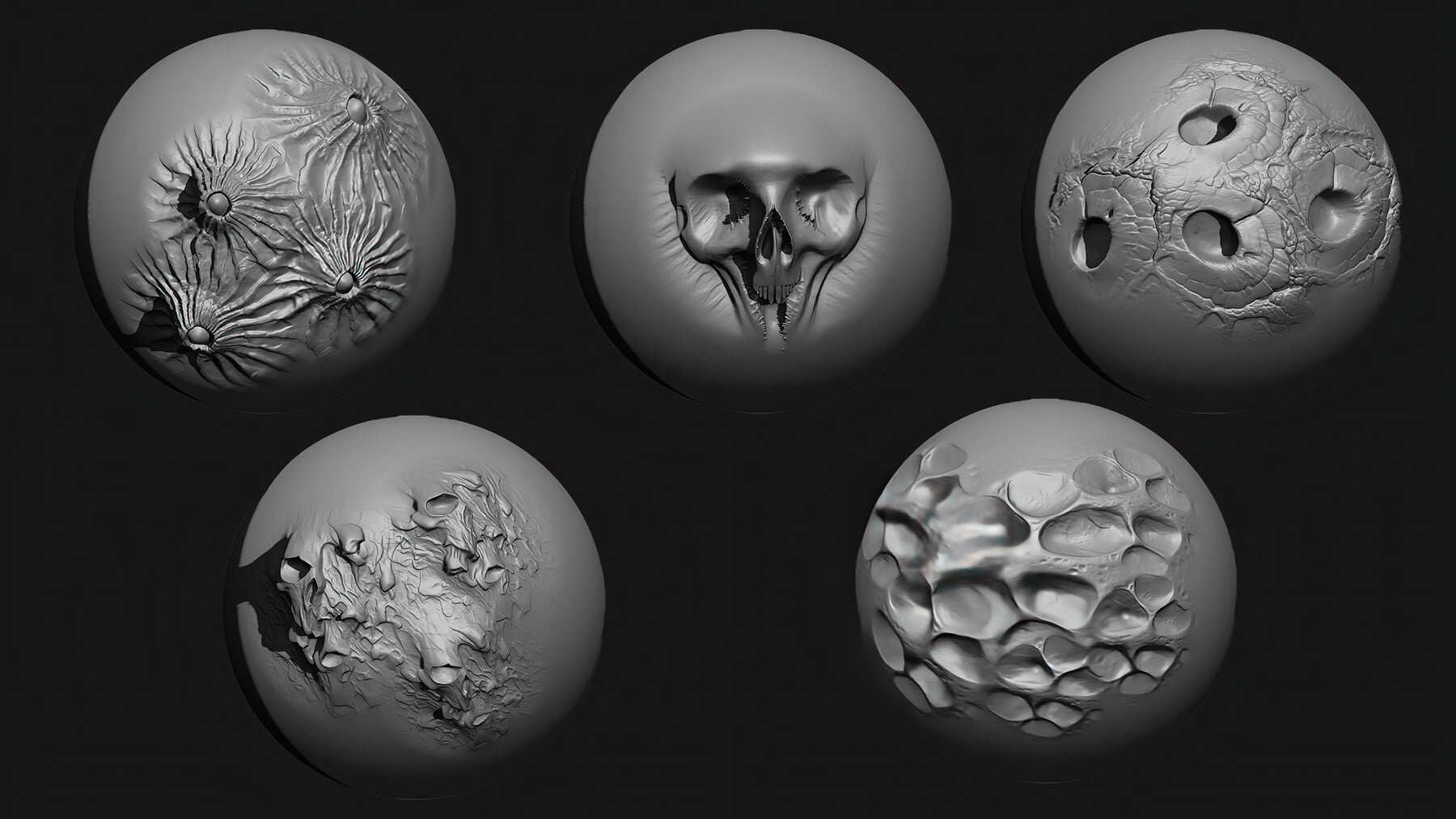 Beksinski's Haunting Textures for ZBrush – Volume 9