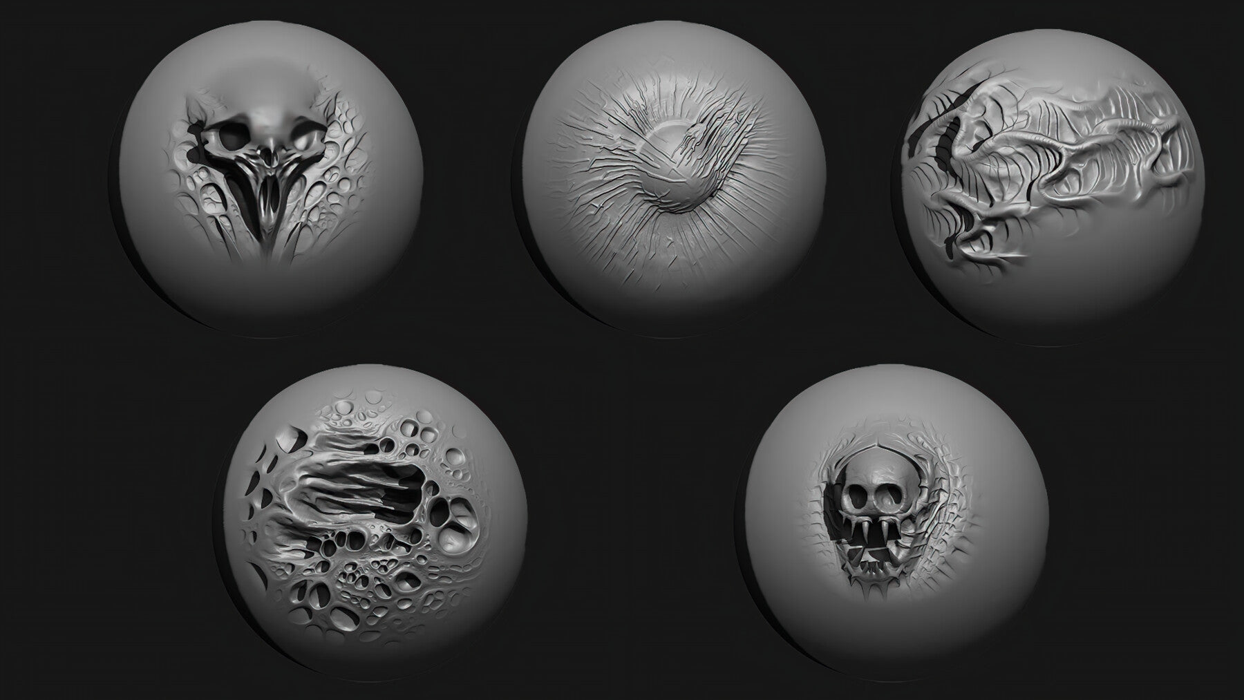 Beksinski's Haunting Textures for ZBrush – Volume 9