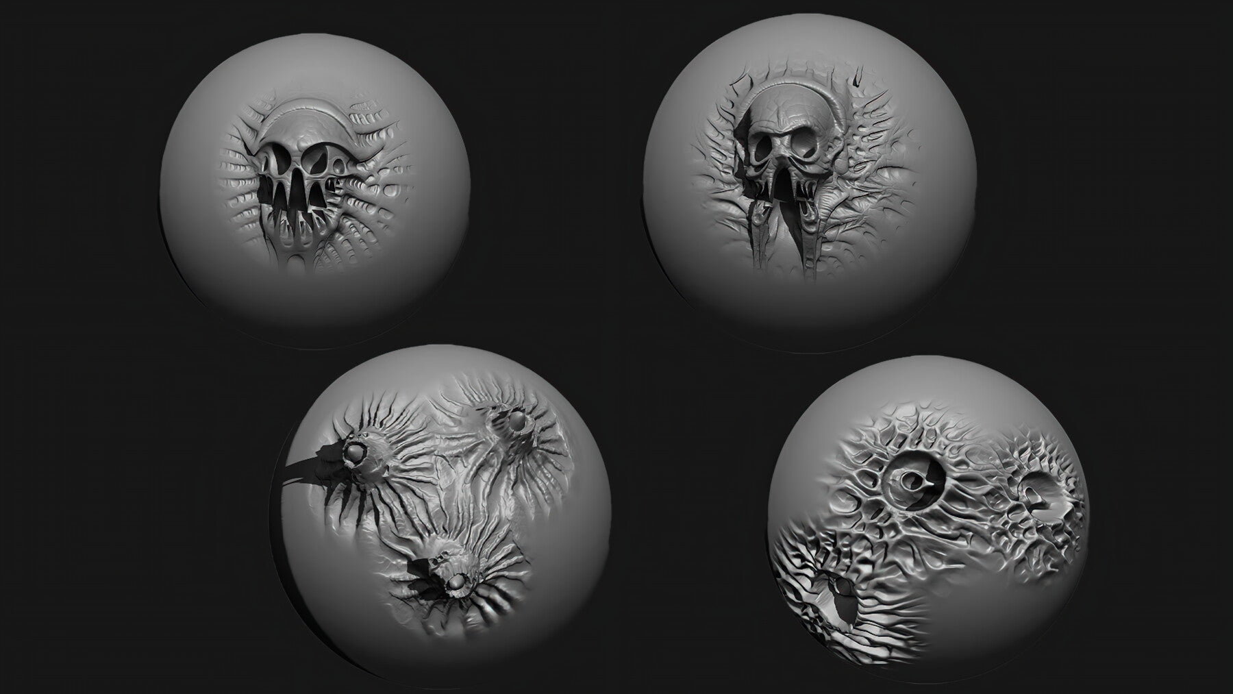 Beksinski's Haunting Textures for ZBrush – Volume 9