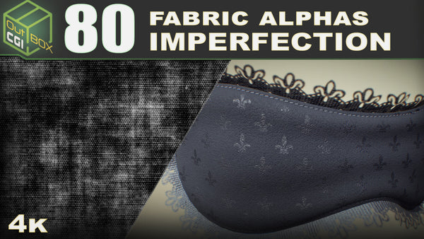 80 High-Quality Fabric Alphas Seamless for Substance Painter, ZBrush, and Blender