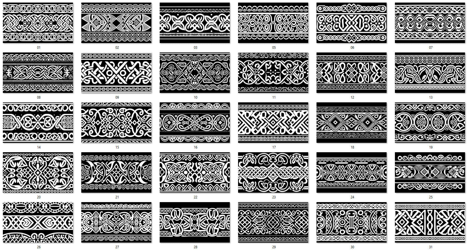 500 Viking Shape Trim Alpha + 4K + PSD + High Quality Vol.01