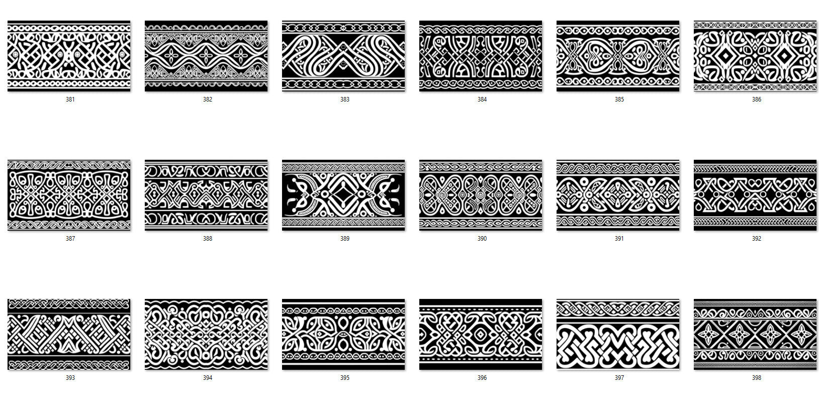 500 Viking Shape Trim Alpha + 4K + PSD + High Quality Vol.01