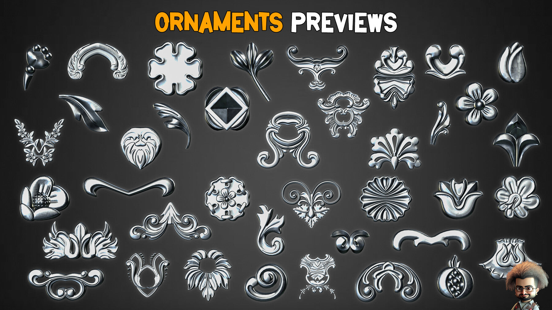 150 Ornamental Brush + Imm Brushes - Vol 32