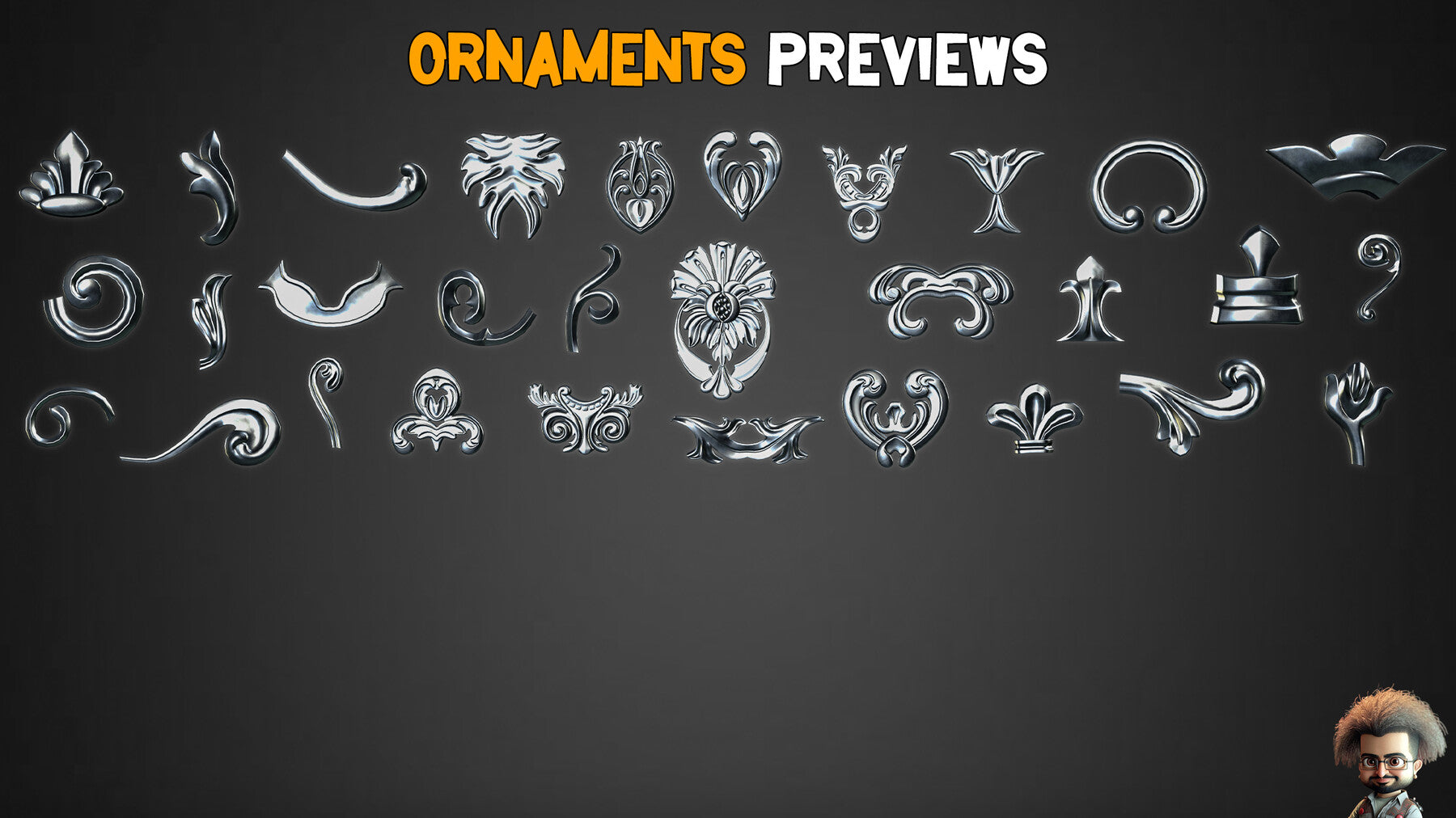 150 Ornamental Brush + Imm Brushes - Vol 32