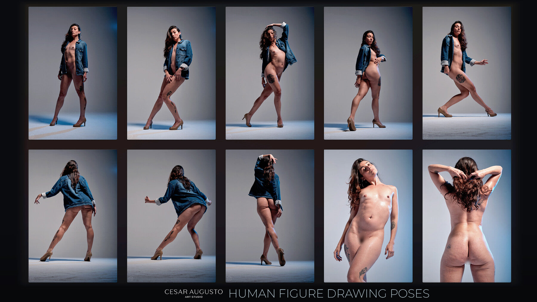 400+ Female Figure Poses - Thay Bold Serenity