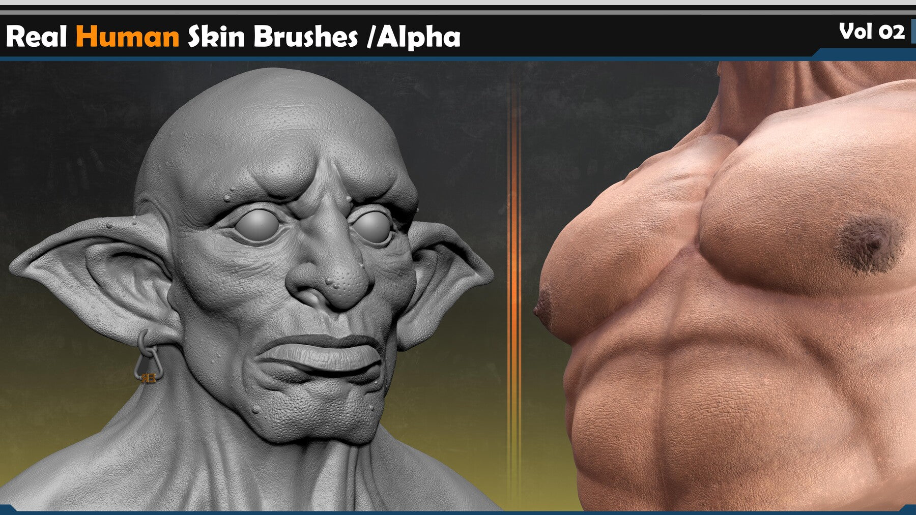 Real Human Skin Brushes /Alpha Vol 02