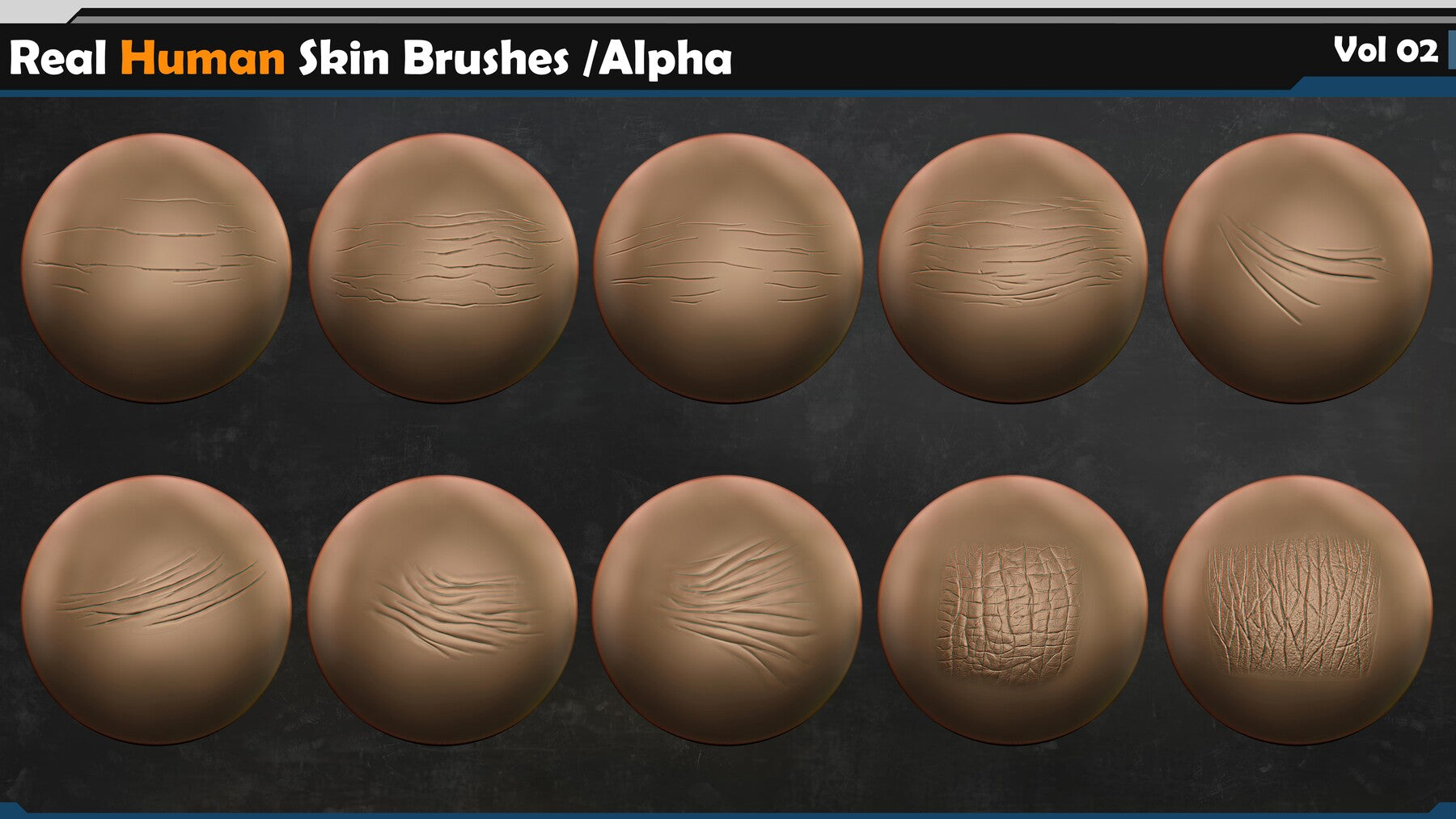 Real Human Skin Brushes /Alpha Vol 02