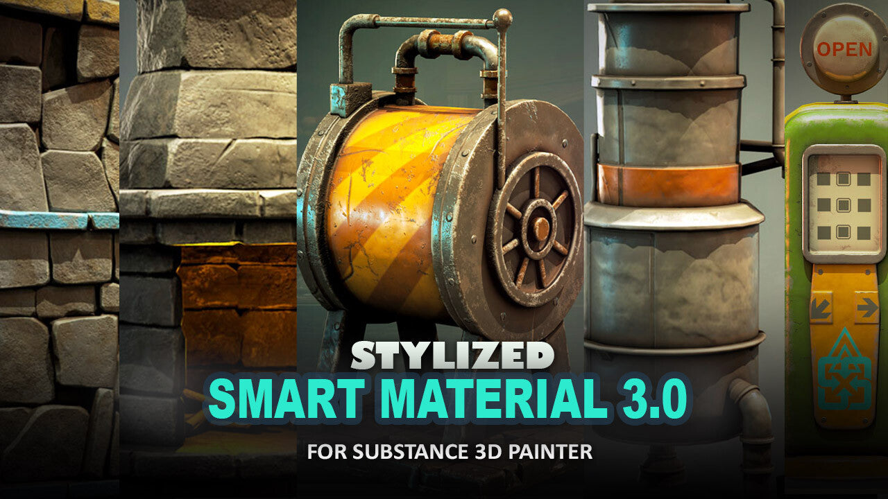 Stylized Smart Material 3.0 - Substance 3D Painter