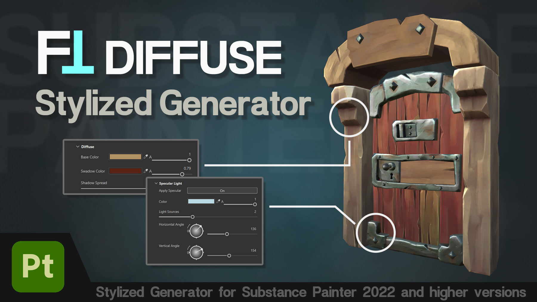 Stylized Texture Generator for Substance Painter / FT Diffuse