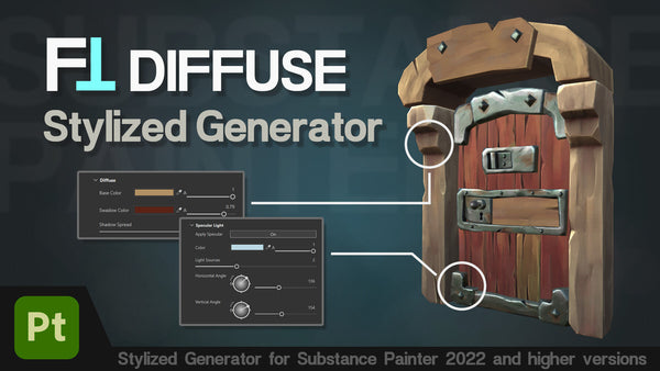 Stylized Texture Generator for Substance Painter / FT Diffuse