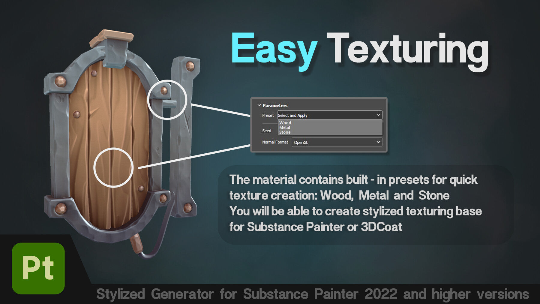 Stylized Texture Generator for Substance Painter / FT Diffuse