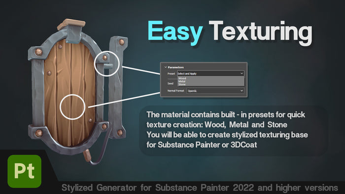 Stylized Texture Generator for Substance Painter / FT Diffuse – S3ART Store