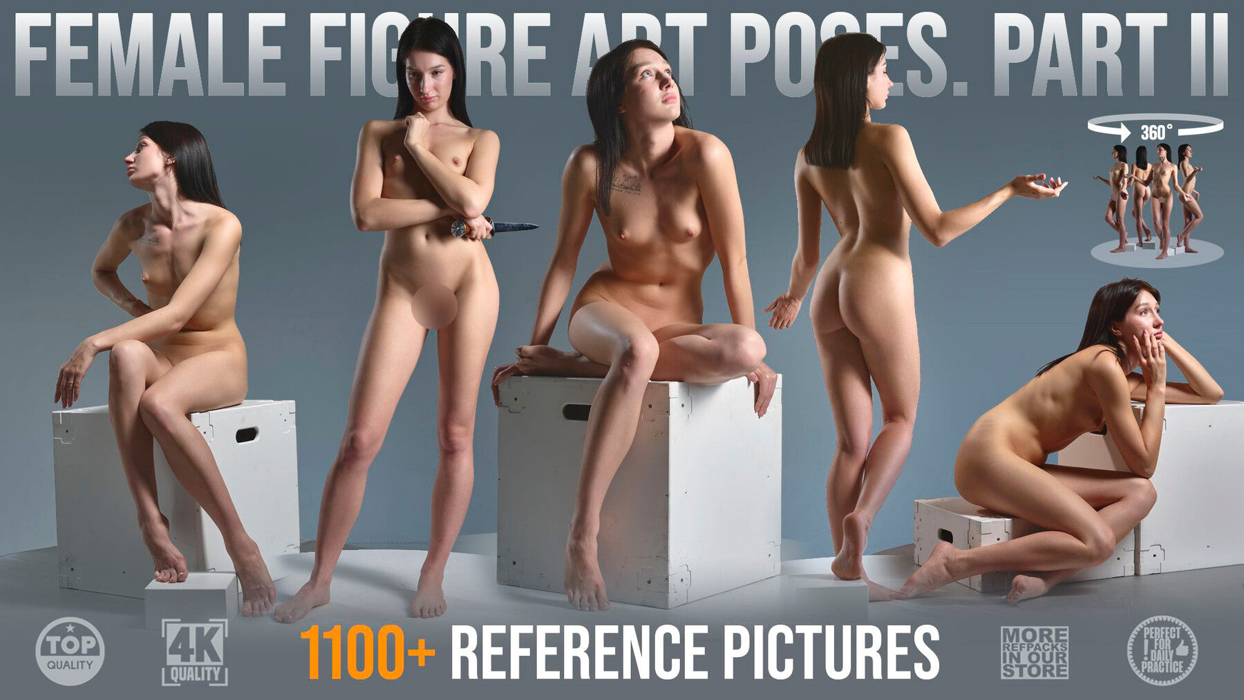 1100+ Female Figure Art Poses Part 2