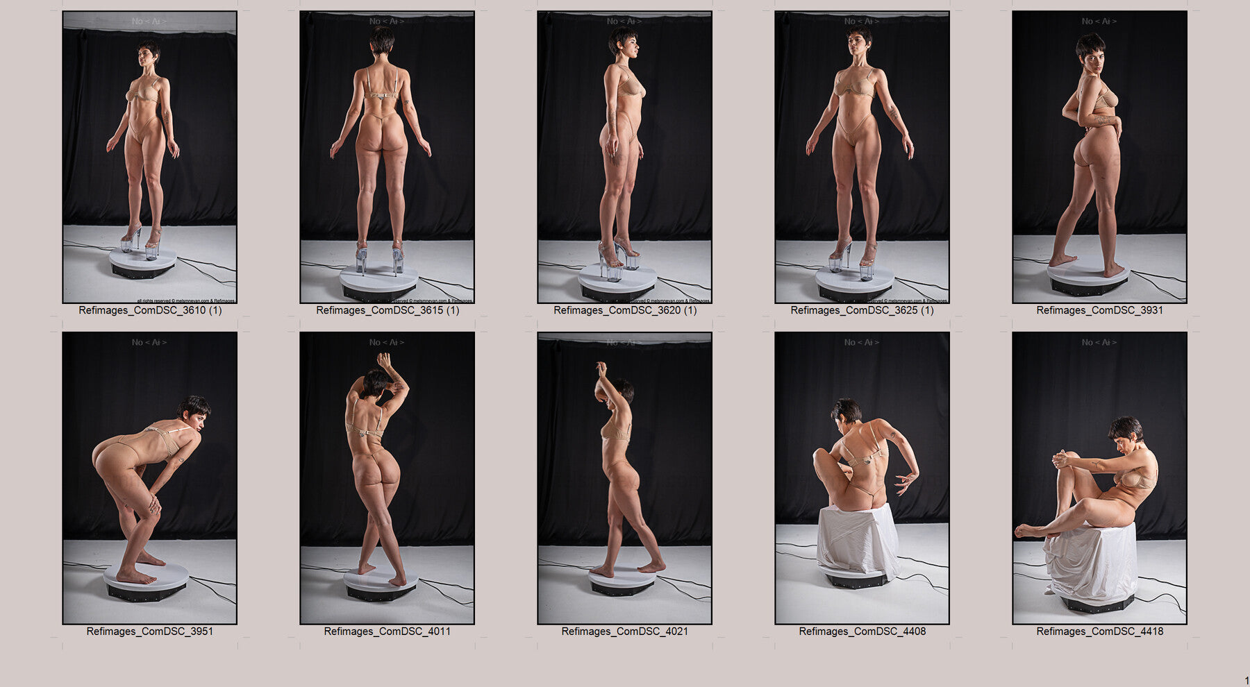 Contours of Grace: Practice Pose Collection II [1600+Reference Images]