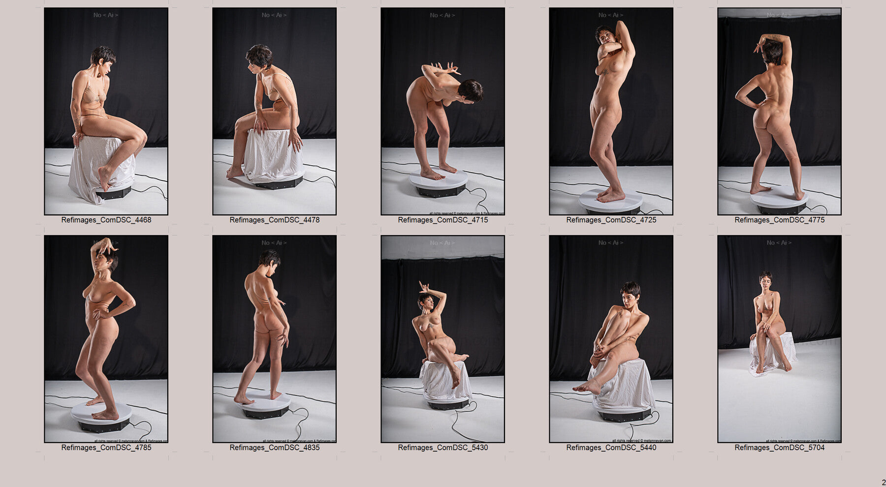 Contours of Grace: Practice Pose Collection II [1600+Reference Images]