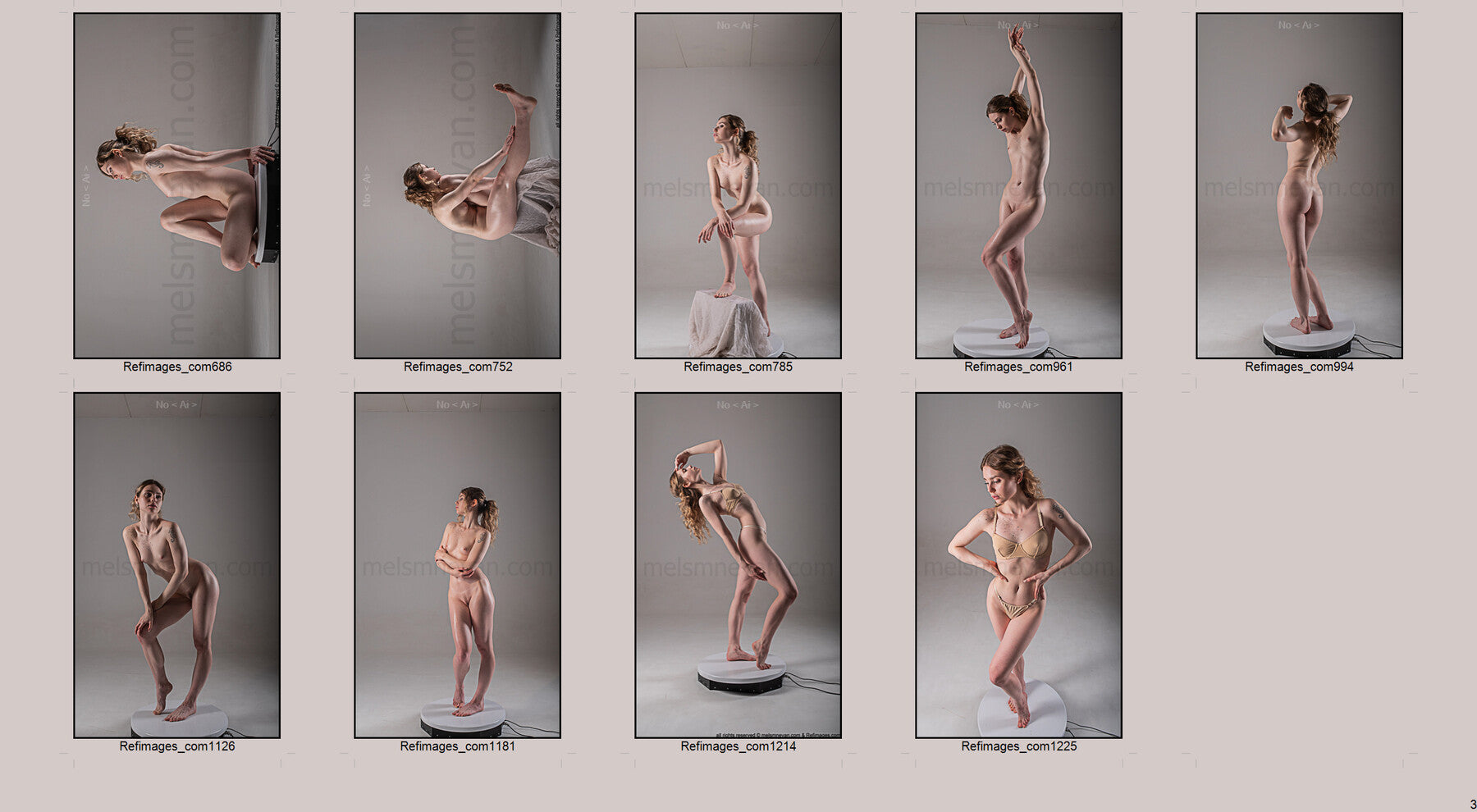 Graceful Figure Poses:1300+Nude Art References Vol 2