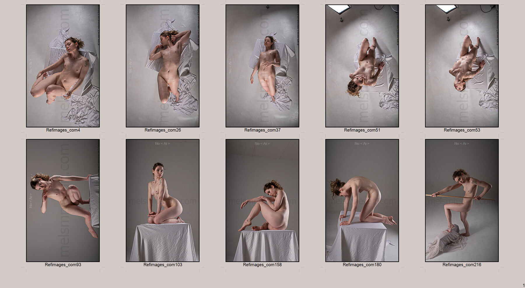 Graceful Figure Poses:1300+Nude Art References Vol 2