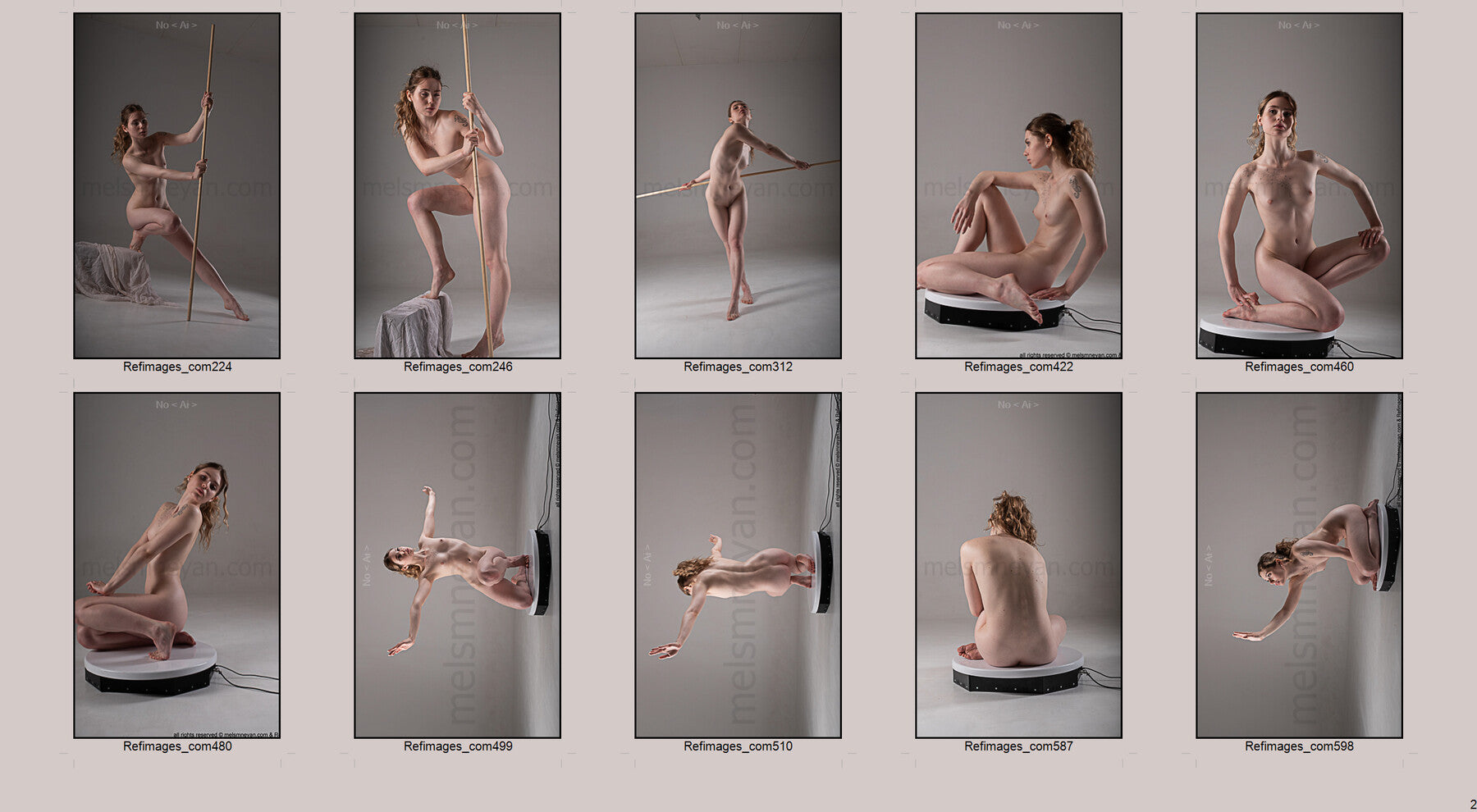 Graceful Figure Poses:1300+Nude Art References Vol 2