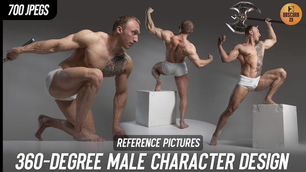 700+ Male Character Design Reference Pictures