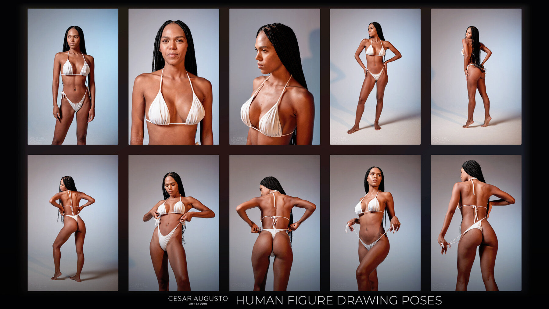 700+ Female Figure Poses - Nath Regal Stance Vol.1