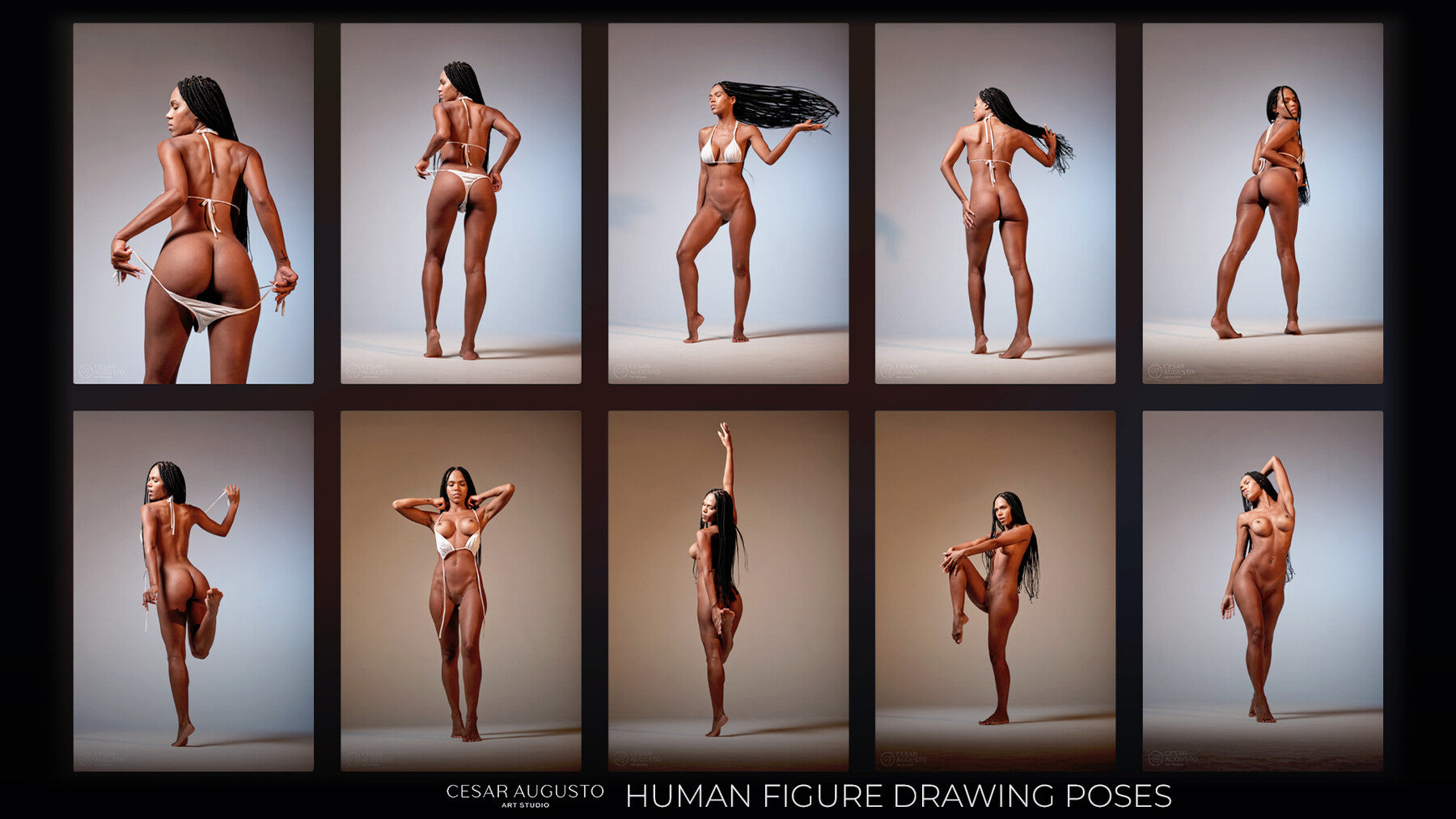 700+ Female Figure Poses - Nath Regal Stance Vol.1