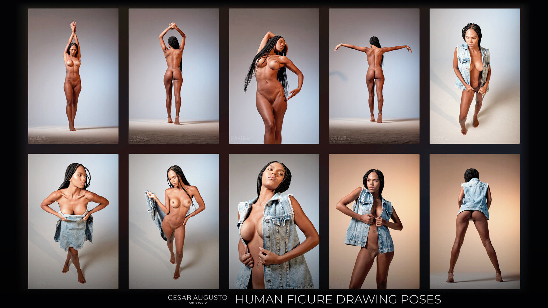 700+ Female Figure Poses - Nath Regal Stance Vol.1