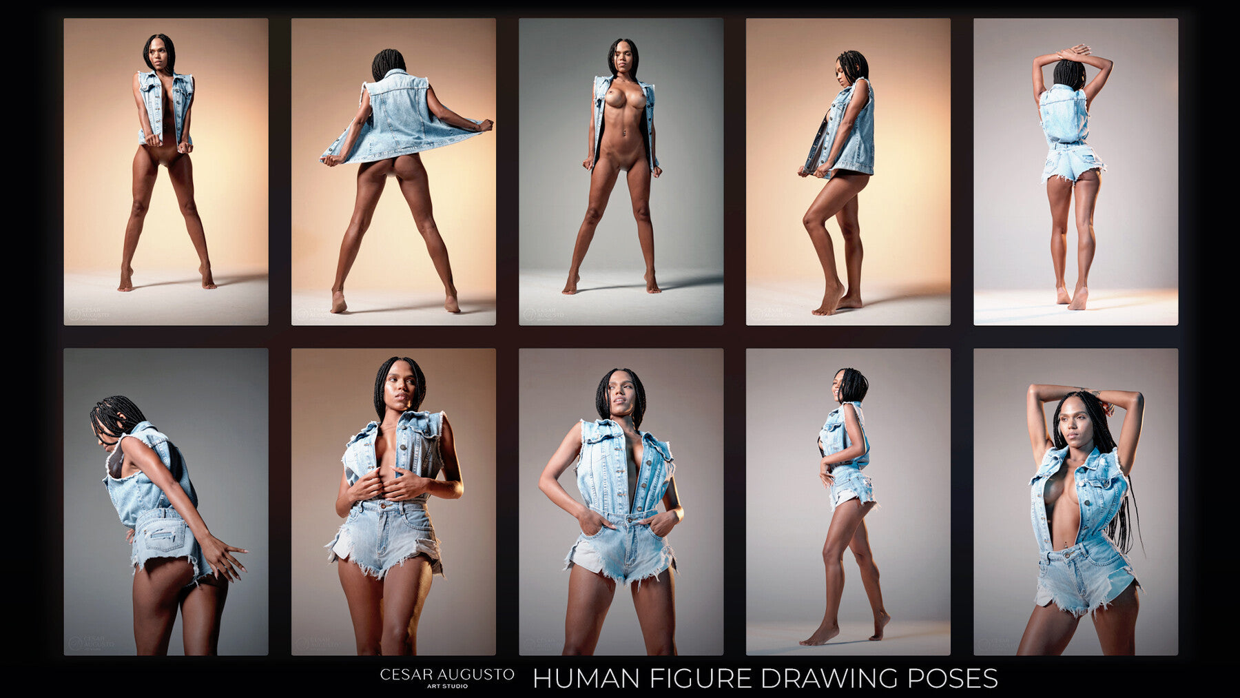 700+ Female Figure Poses - Nath Regal Stance Vol.1