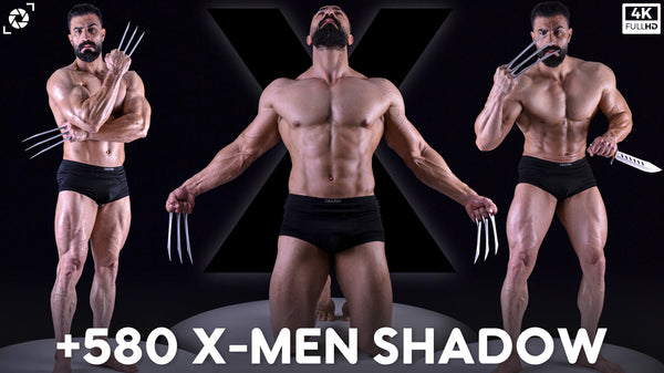 +580 X-Men Shadow Warrior Pose Pack - Vol 07