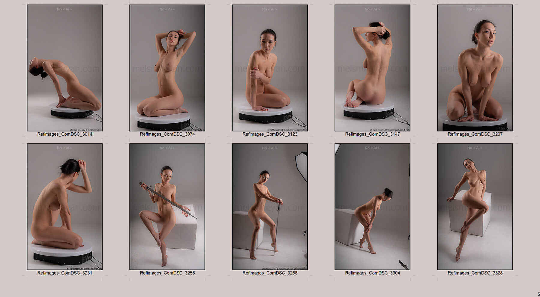 2000 Sculpting Art Poses 360 Reference Images