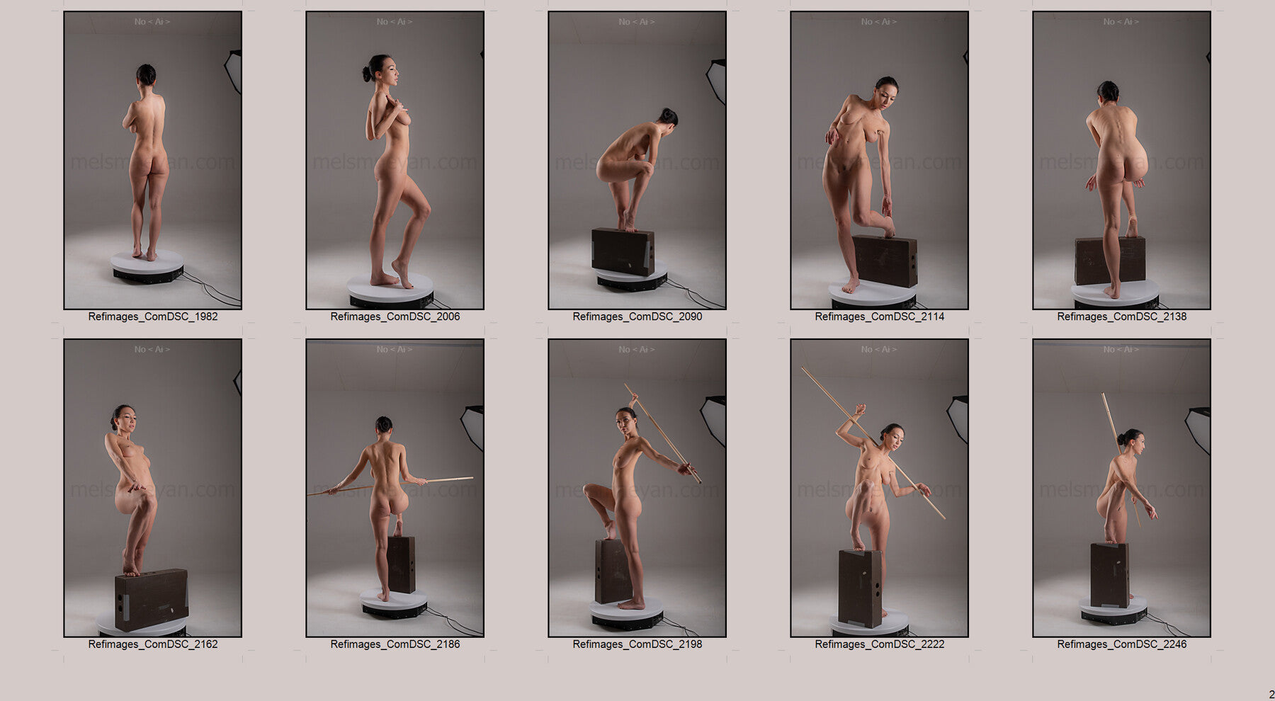 2000 Sculpting Art Poses 360 Reference Images