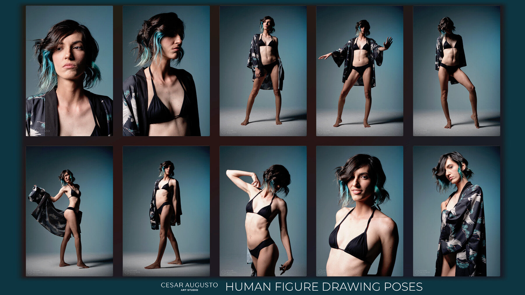 500+ Female Figure Poses - Aster Poised Elegance