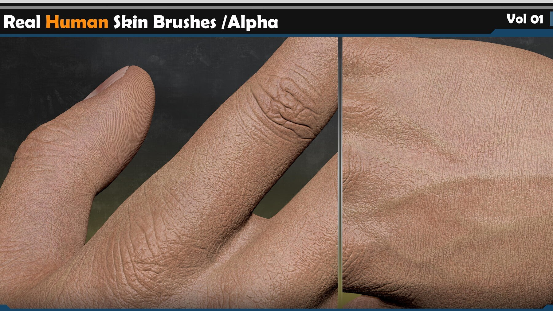 125 Real Human Skin Brushes /Alpha Pack!