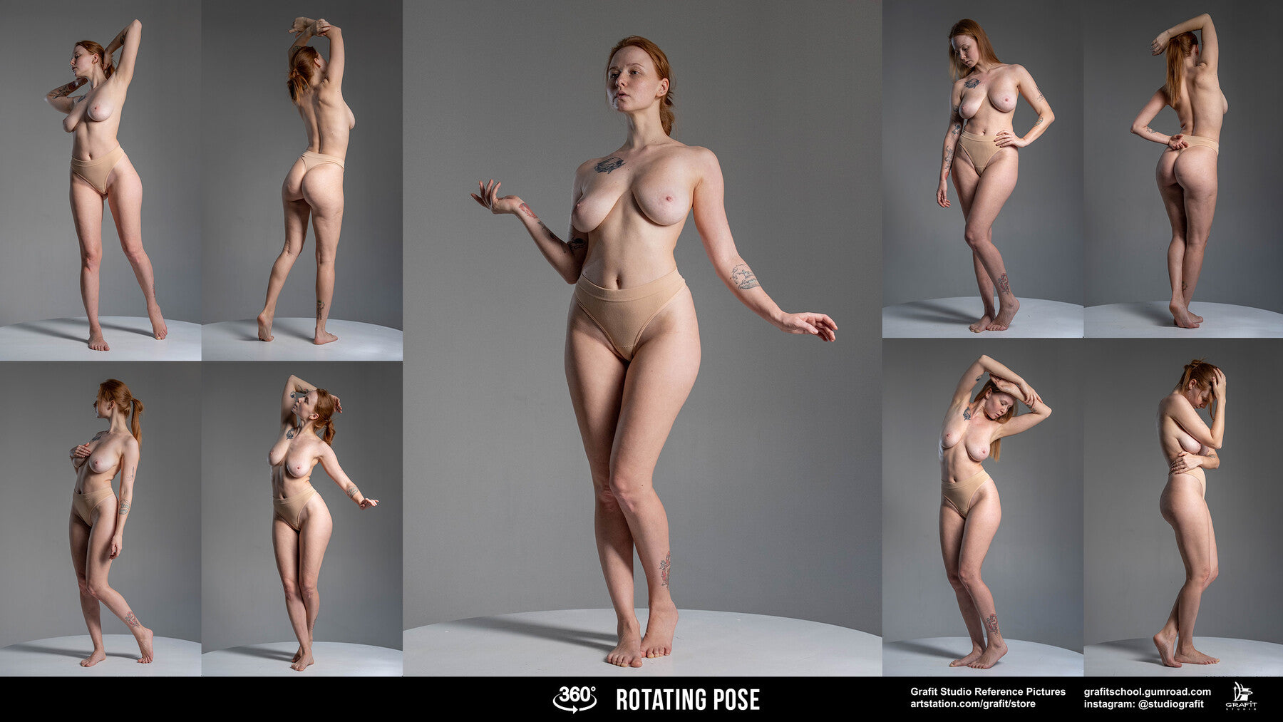 1800+ Ultimate 360-degree Female Poses