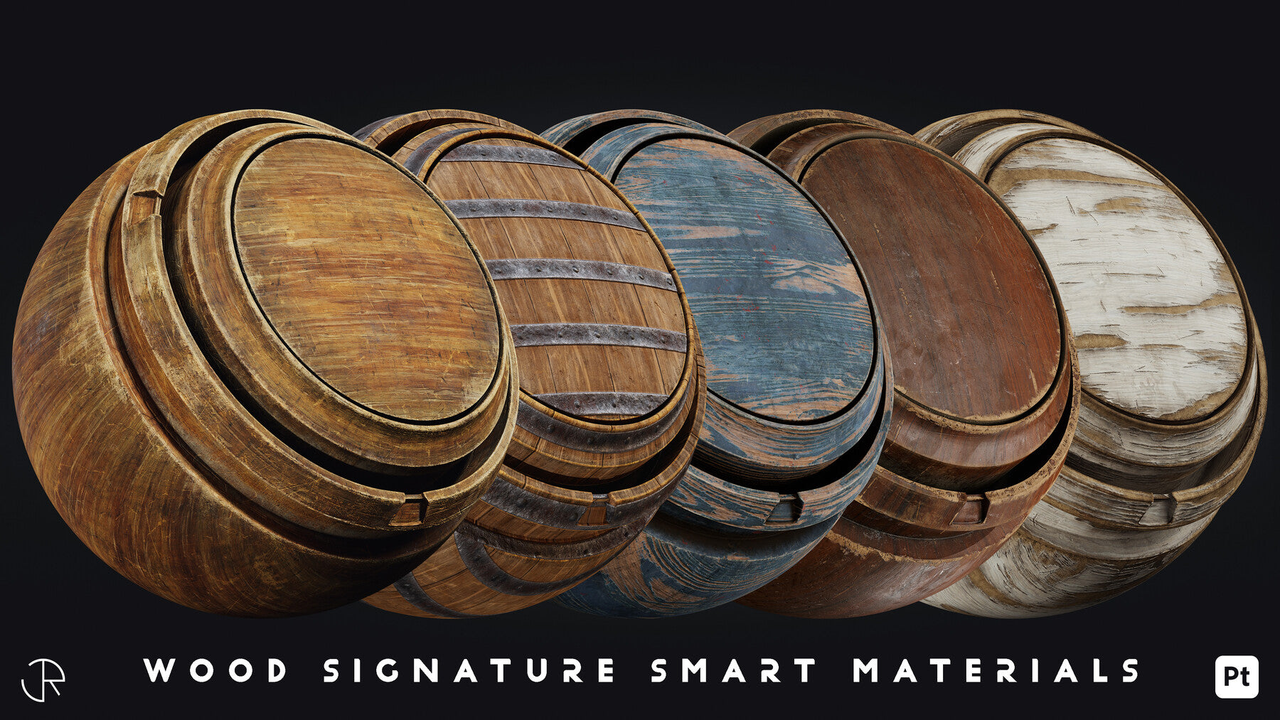 Wood Signature Smart Materials Substance 3d painter