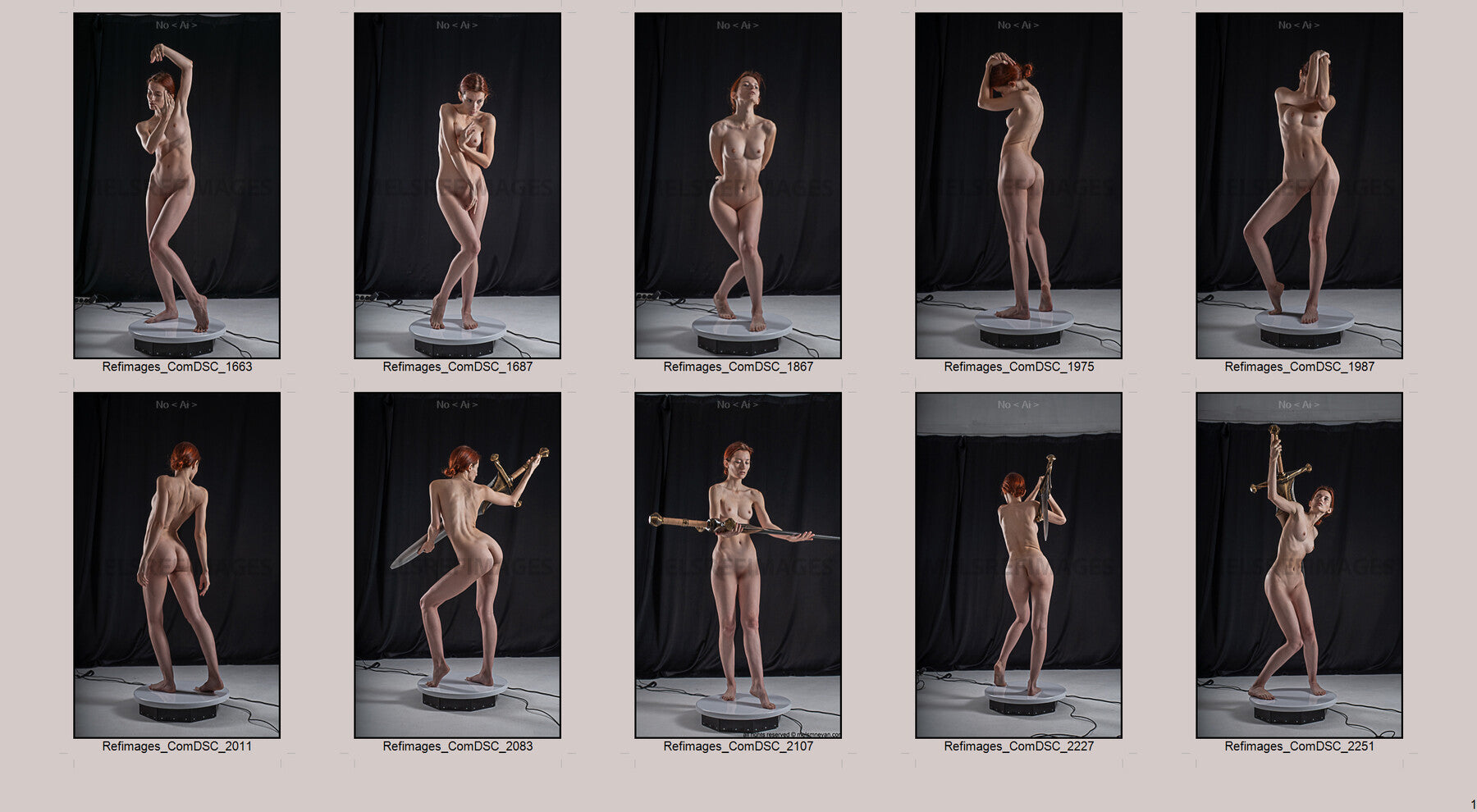 Heroine Archetypes Reference Pack-Elegant and Fierce Poses 1300+