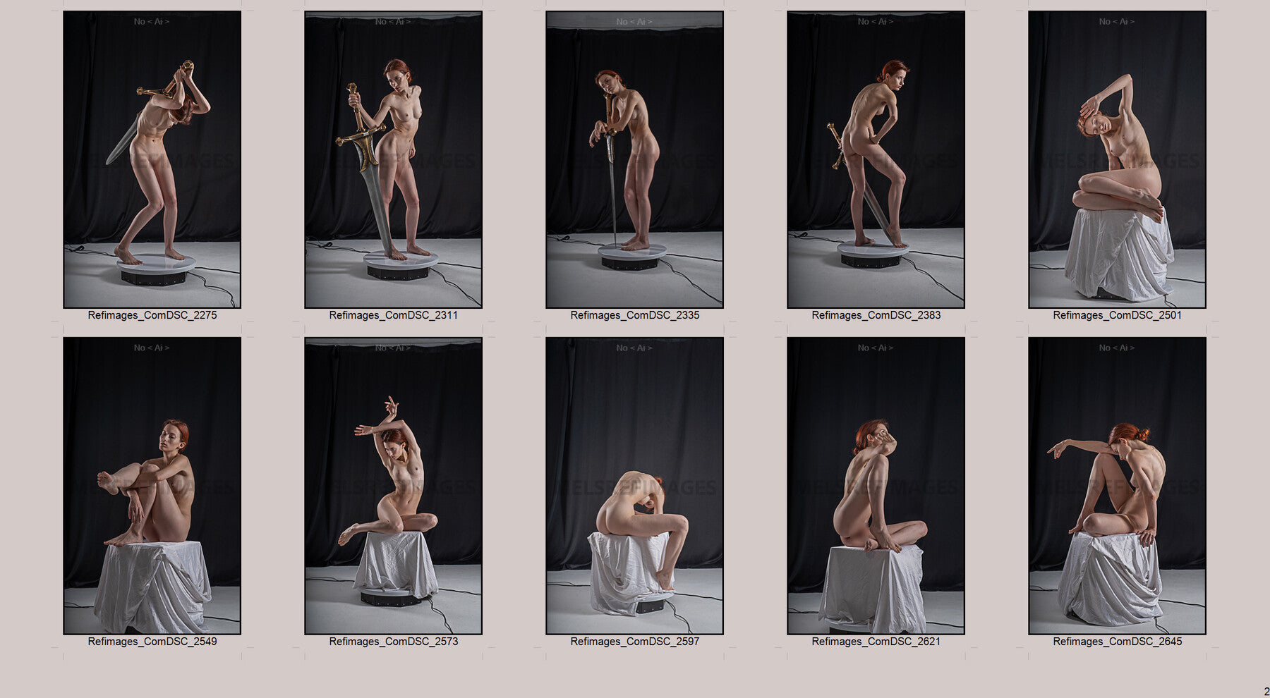 Heroine Archetypes Reference Pack-Elegant and Fierce Poses 1300+