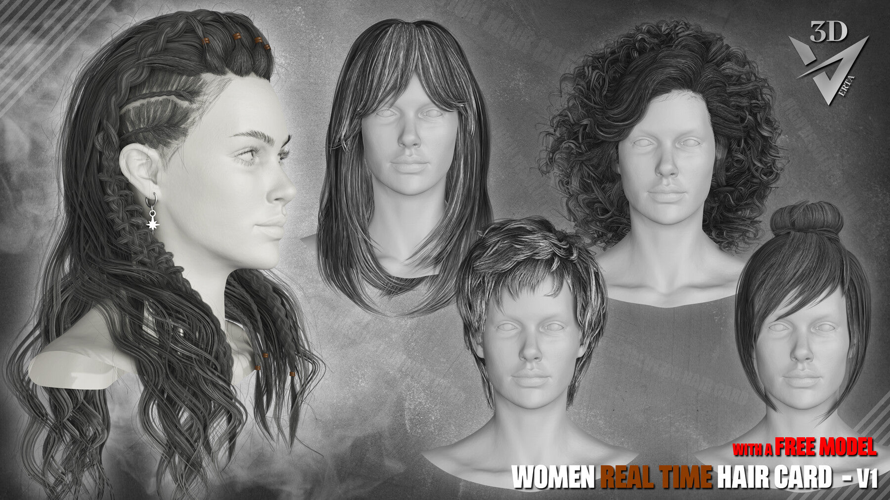 Women's Realtime Haircard Collection - v1