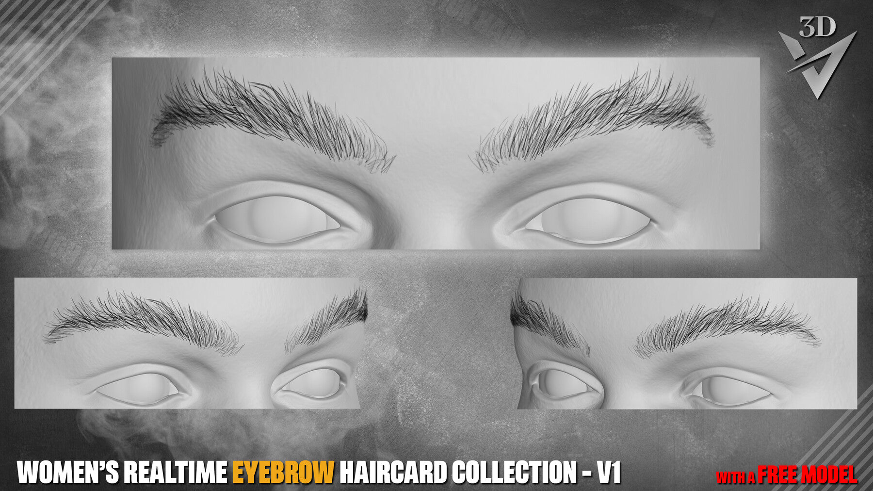 Women’s Realtime Eyebrow Haircard Collection - v1