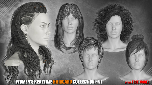 Women's Realtime Haircard Collection - v1