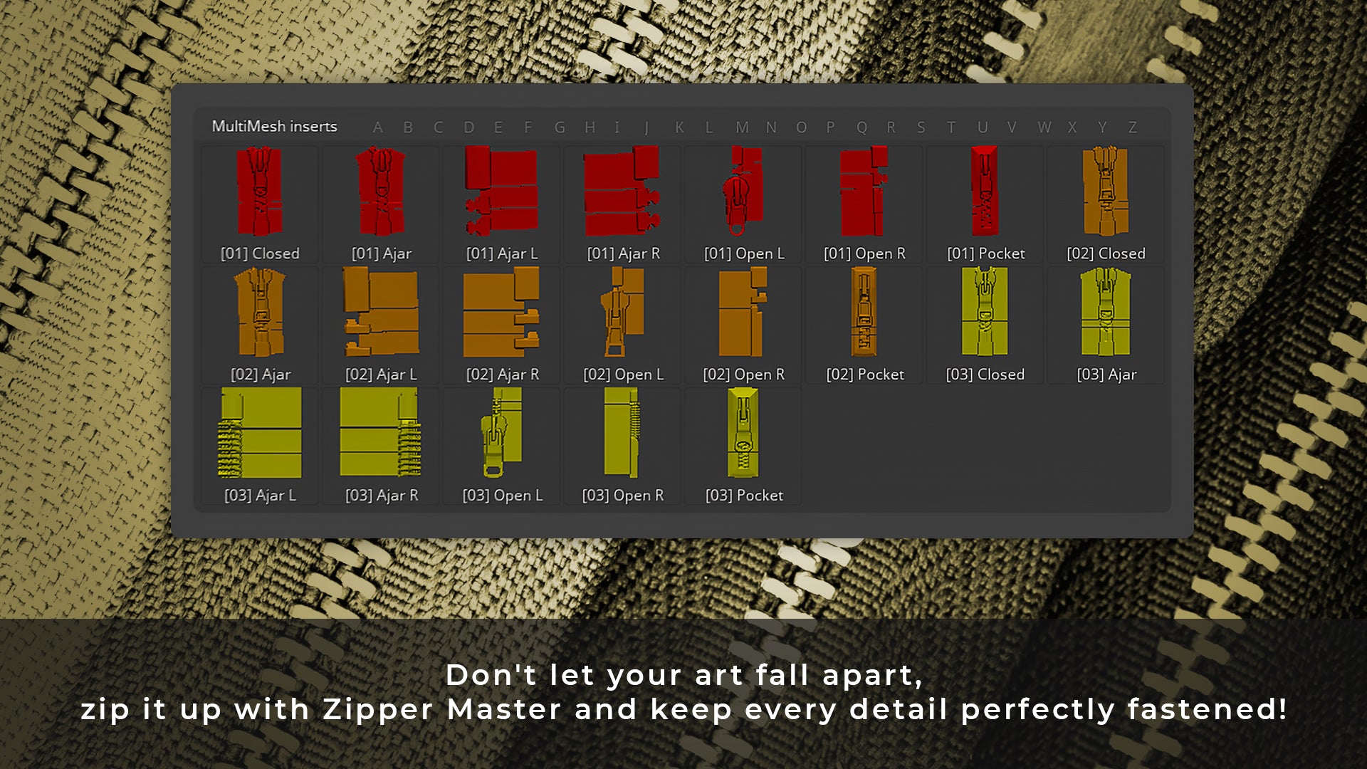 Zipper Master IMM Brush