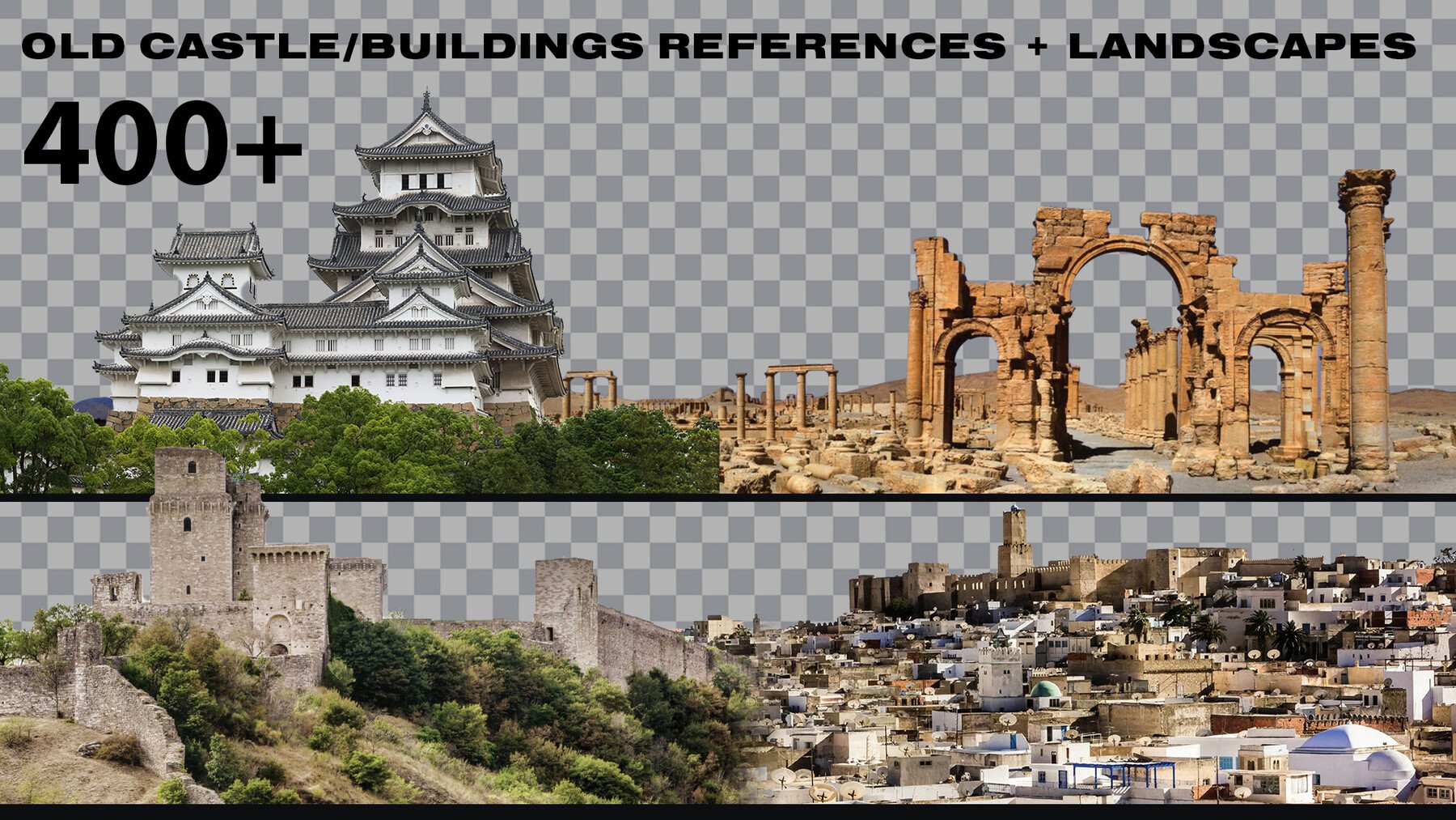 OLD CASTLE / BUILDINGS REFERENCES + [400+ LANDSCAPES]