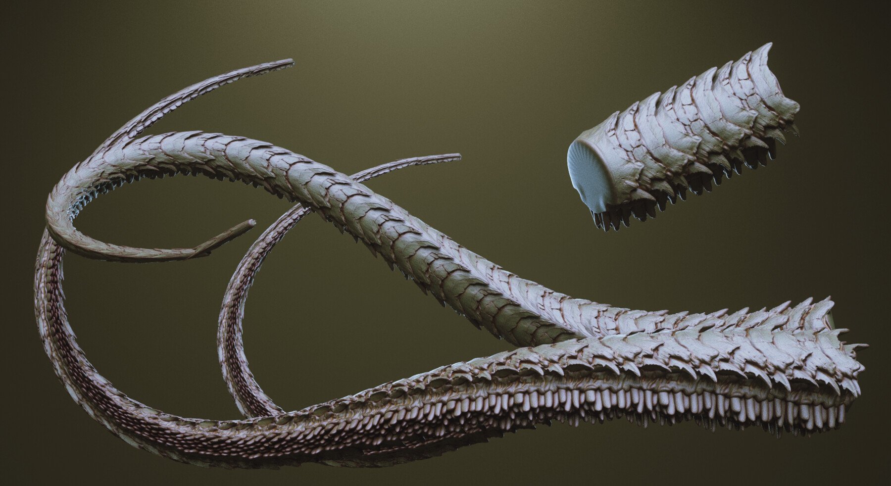 TENTACLES - 40+ in ZBrush brushes and OBJs