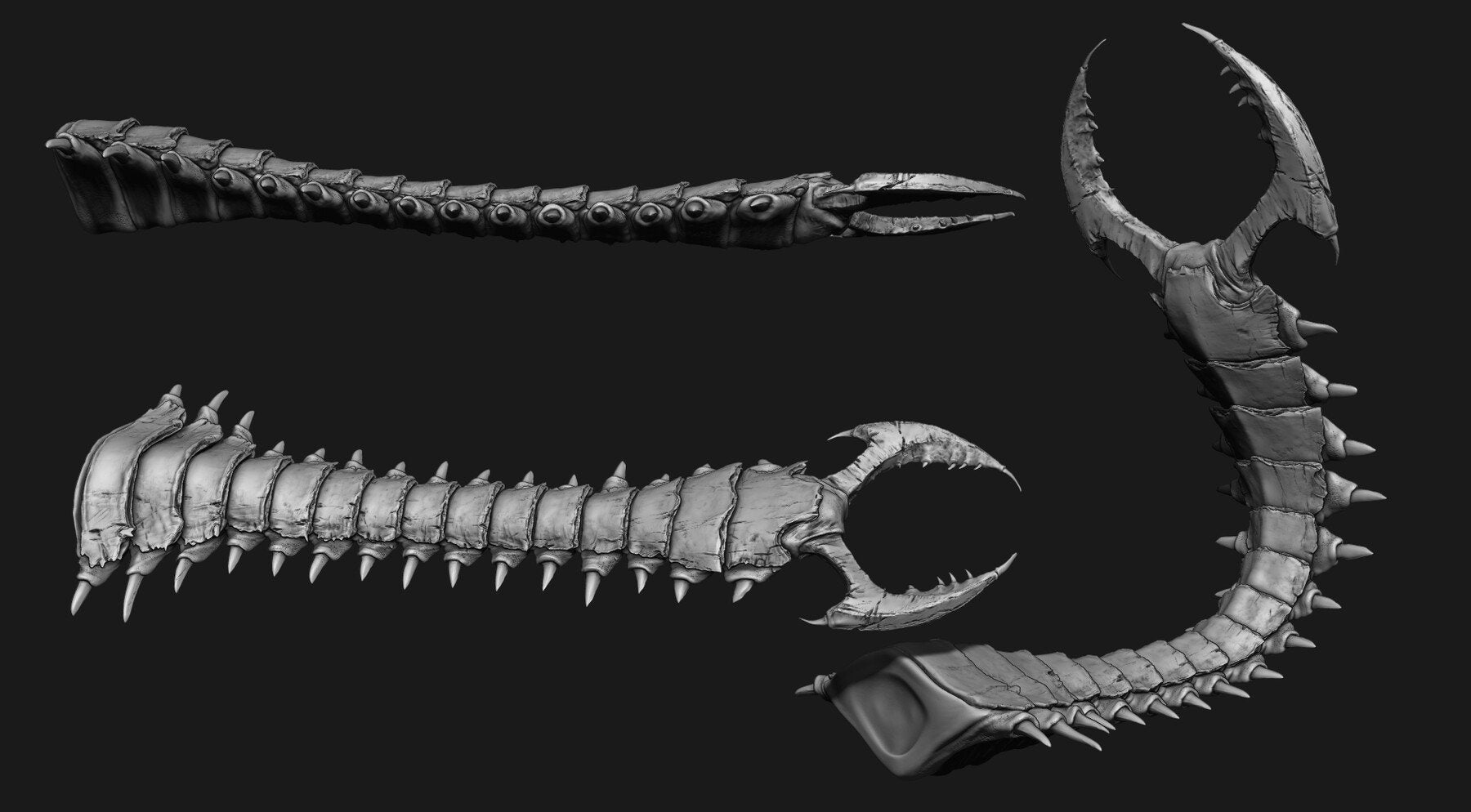 TAILS - 33 Tail Meshes & Curve Brushes