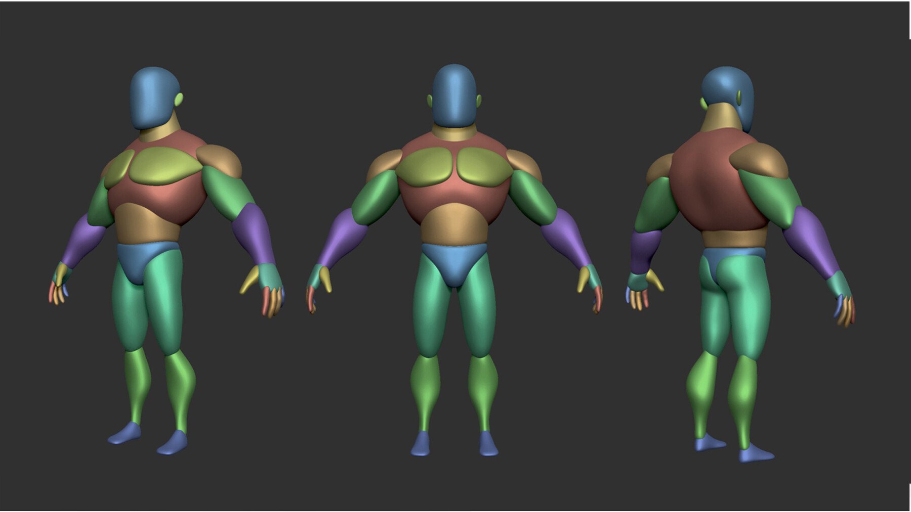 Stylized Hero Basemesh Collection