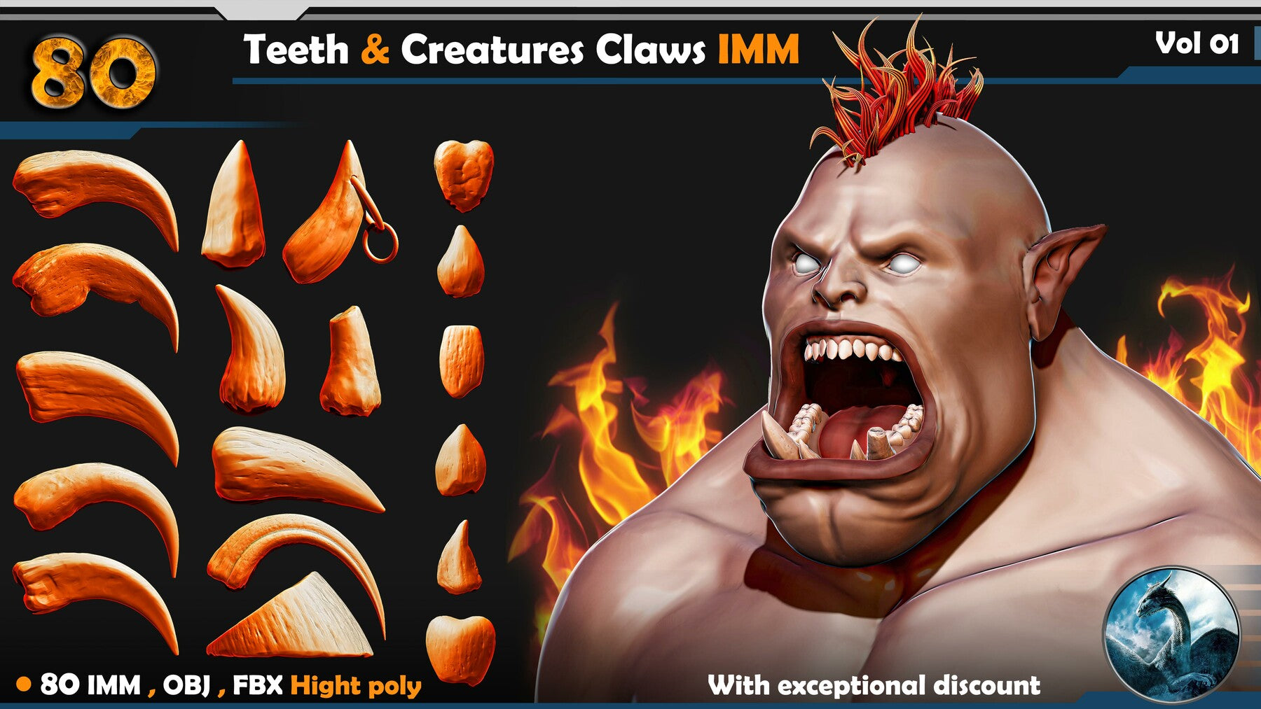 Teeth & Creatures Claw IMM Vol 01