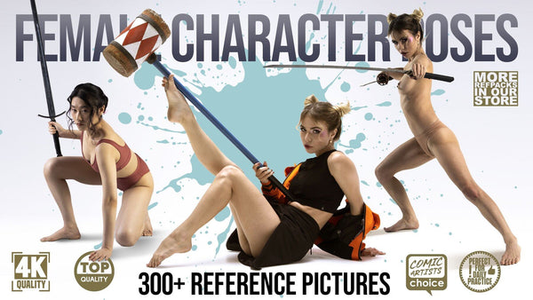 300+ Female Character Pose Reference Pictures