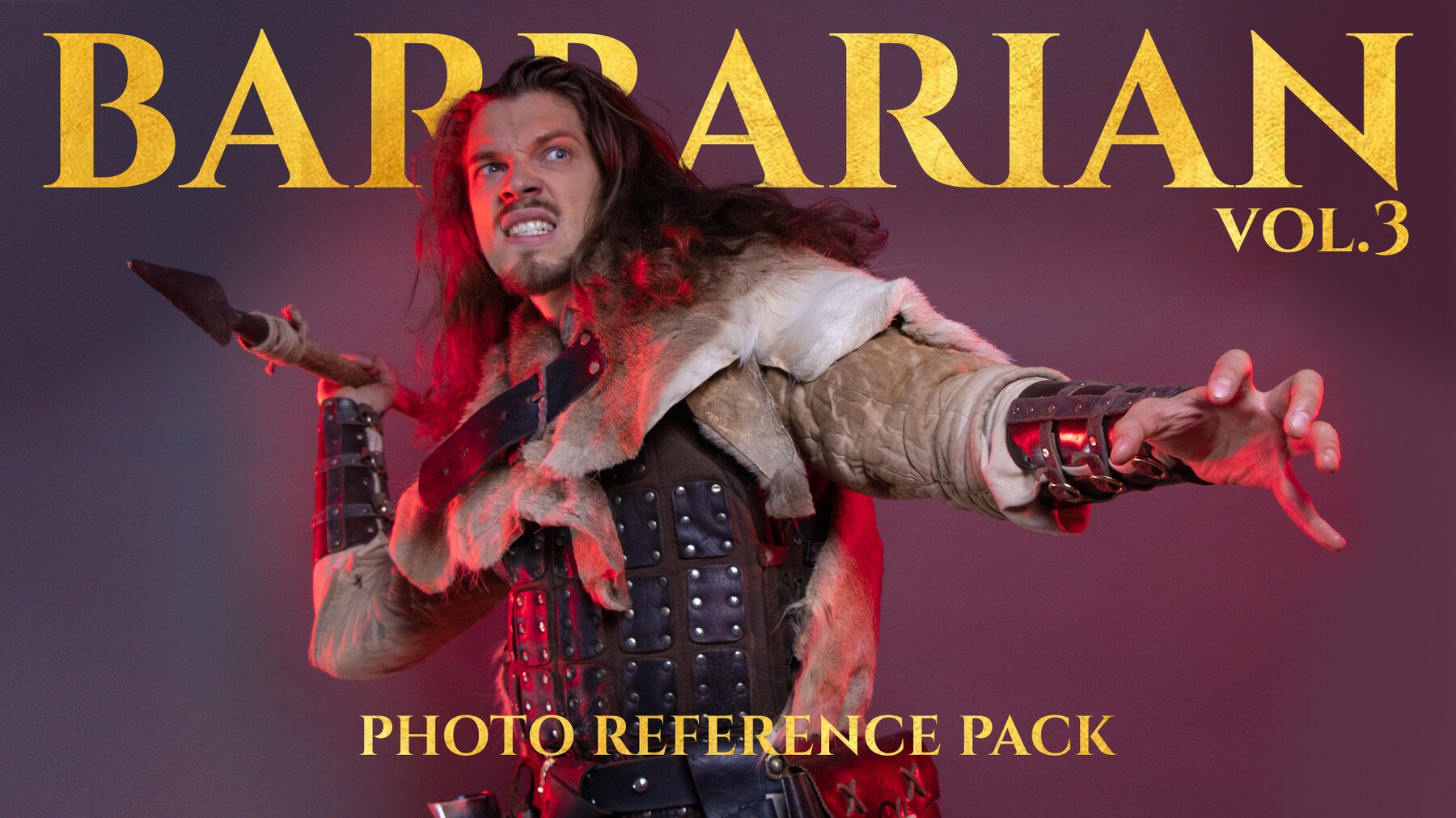 Barbarian Vol.3 - Reference Photo Pack For Artists 544 JPEGs